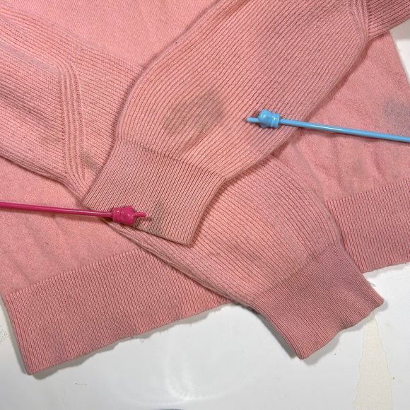 Rag and Bone Cashmere‎ Crew Neck Sweater Womens Large Pink - Picture 5 of 9